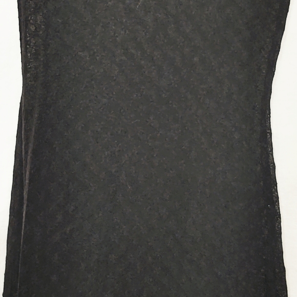 Vintage Betsy Johnson Y2K Black Mesh/Lace Dress - Picture 8 of 9